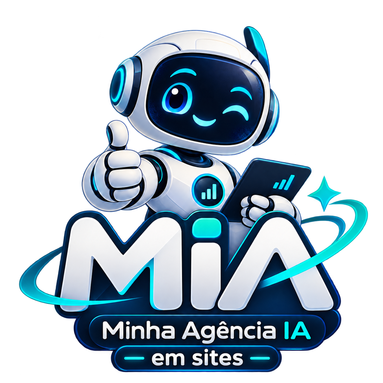 Mascote oficial da Minha Ag&ecirc;ncia IA